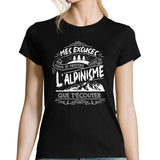 T-shirt femme Alpinisme Passion - Planetee