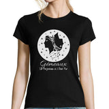 T-shirt femme Gémaux | Signe Astrologique - Planetee