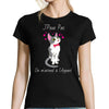 T-shirt femme Chaton | on m'attend à l'Appart' - Planetee