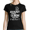 T-shirt femme Bière Maintenant C'est Pire - Planetee
