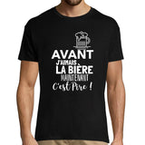 T-shirt homme Bière Maintenant C'est Pire - Planetee