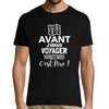 T-shirt homme Voyager Maintenant C'est Pire - Planetee
