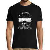 T-shirt homme Skate C'est Mortel - Planetee