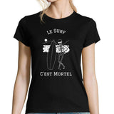 T-shirt femme Surf C'est Mortel - Planetee