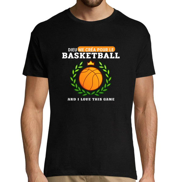 T-shirt homme Basketball Dieu - Planetee