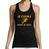 Débardeur Je Cours Donc Je suis - Planetee