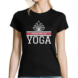 T-shirt femme Désolé Je peux pas j'ai Yoga - Planetee