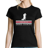 T-shirt femme Je Peux pas j'ai Danse Country - Planetee