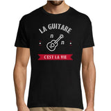 T-shirt homme La Guitare C'est la Vie - Planetee