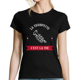 T-shirt femme La Trompette C'est la Vie - Planetee