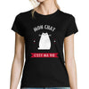T-shirt femme Mon Chat C'est ma Vie - Planetee