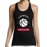 Débardeur Le Basketball C'est la Vie - Planetee