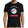 T-shirt homme Le Basketball C'est la Vie - Planetee