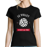 T-shirt femme Le Volley C'est la Vie - Planetee