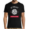 T-shirt homme Le Volley C'est la Vie - Planetee