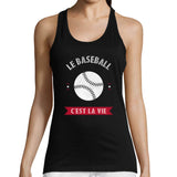 Débardeur Baseball C'est la Vie - Planetee