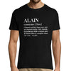 T-shirt homme Alain | Prénom Définition - Planetee