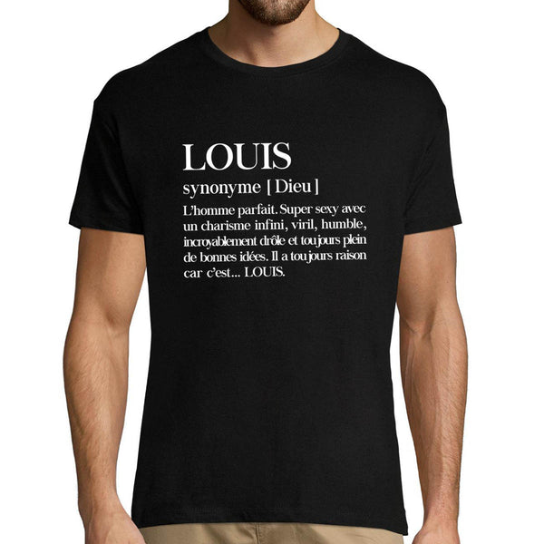 Shirt Homme Tee Shirt Prenom T-shirt Homme Louis Prénom Définition