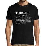 T-shirt homme Thibaut | Prénom Définition - Planetee