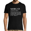 T-shirt homme Morgan | Prénom Définition - Planetee