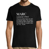 T-shirt homme Marc | Prénom Définition - Planetee