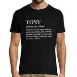 T-shirt homme Tony | Prénom Définition - Planetee