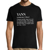 T-shirt homme Yann | Prénom Définition - Planetee