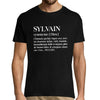 T-shirt homme Sylvain | Prénom Définition - Planetee