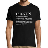 T-shirt homme Quentin | Prénom Définition - Planetee