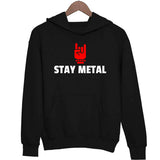 Sweat à capuche Stay Metal - Planetee