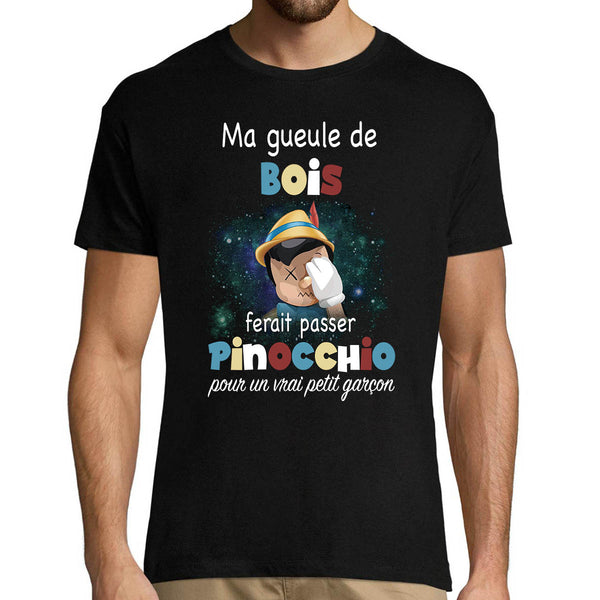 T-shirt homme Gueule de Bois Pinocchio   | Référence Orelsan - Planetee