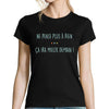 T-shirt femme Big Flo et OliPlus Tard - Je comprends Rien - Planetee