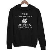 Sweat à capucheKaamelott Karadoc J'serais Vous - Je vous écouterais - Planetee