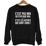 Sweat Kaamelott Perceval C'est Pas Moi Qui explique Mal - Planetee