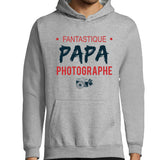 Sweat à capuche Papa Photographe - Planetee