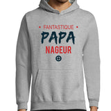 Sweat à capuche Papa Nageur - Planetee