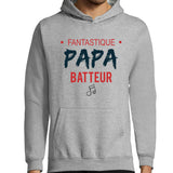 Sweat à capuche Papa Batteur - Planetee