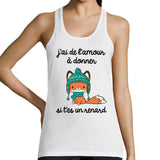 Débardeur Renard Amour - Planetee