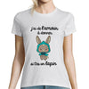 T-shirt femme Lapin Amour - Planetee