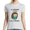 T-shirt femme Hérisson Amour - Planetee
