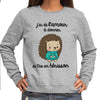 Sweat Hérisson Amour - Planetee