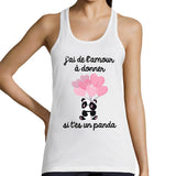 Débardeur Panda Amour - Planetee