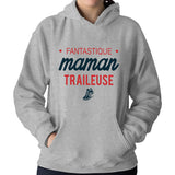 Sweat à capuche Maman Traileuse - Planetee