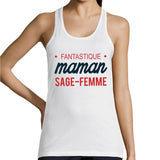 Débardeur Maman Sage-Femme Maman - Planetee