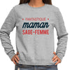 Sweat Maman Sage-Femme Maman - Planetee