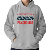 Sweat à capuche Maman Psychomot - Planetee