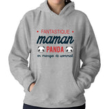 Sweat à capuche Maman Panda en Manque de Sommeil - Planetee