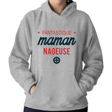 Sweat à capuche Maman Nageuse - Planetee