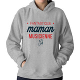 Sweat à capuche Maman Musicienne - Planetee