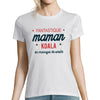 T-shirt Femme Maman Koala en Manque de Sieste - Planetee